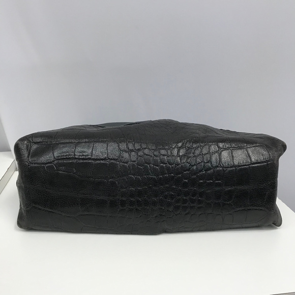 ❤️SOLD❤️ Henry Beguelin Charcoal Leather Hobo Bag - Picture 5 of 8